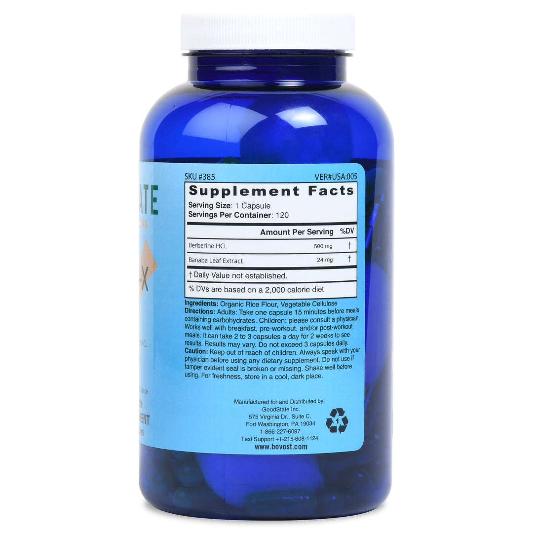 Bovost - Glyco-X 500 with Berberine HCL Supplement