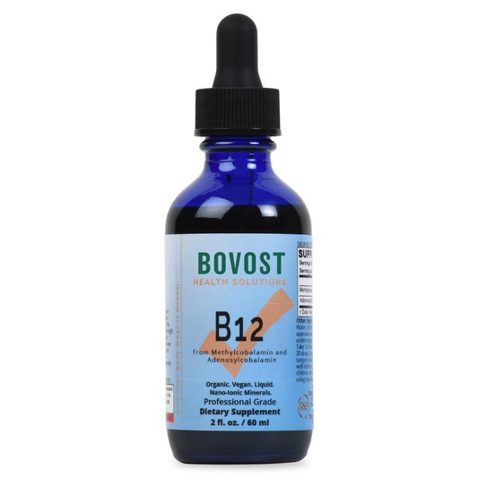 Liquid B12 Supplement | Methylcobalamin, Adenosylcobalamin | Vegan Friendly