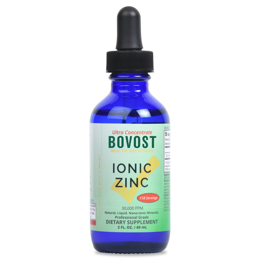 Ultra Concentrate Liquid Ionic Zinc Supplement | Glass Bottle