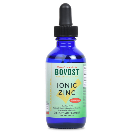 Ultra Concentrate Liquid Ionic Zinc Supplement | Glass Bottle